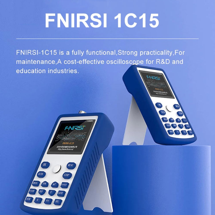 FNIRSI 1C15 Handheld Mini Portable Digital Oscilloscope With EU Plug - Other Tester Tool by FNIRSI | Online Shopping South Africa | PMC Jewellery | Buy Now Pay Later Mobicred