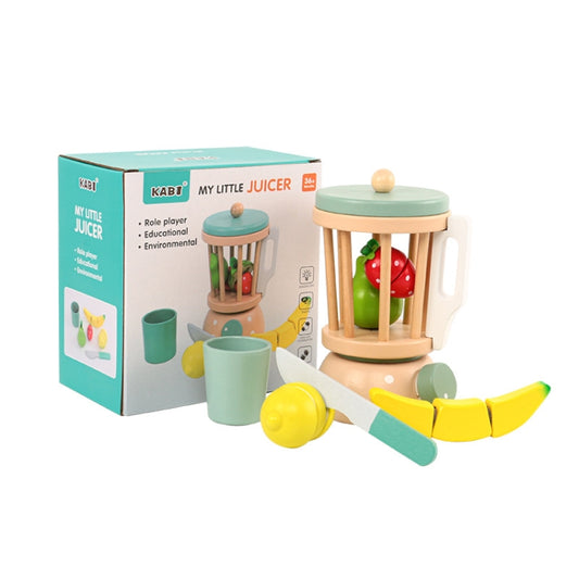 KABI Children Simulation Wooden Pretend Play Toy Kindergarten Parent-Child Interactive Toy, Style: Fruit Vegetable Juicer - Pretend Play Toys by KABI | Online Shopping South Africa | PMC Jewellery | Buy Now Pay Later Mobicred