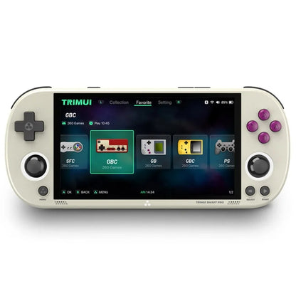 Trimui Smart Pro 4.96 Inch IPS Screen Handheld Game Console Open Source Linux System 256G(Grey) - Pocket Console by Trimui | Online Shopping South Africa | PMC Jewellery | Buy Now Pay Later Mobicred