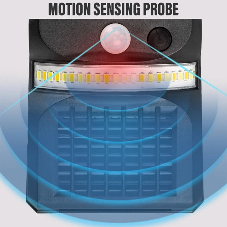 E-SMARTER W792 LED Solar Wall Light With Purple Light Mosquito Control Function Human Intelligent Sensor Outdoor Garden Lamp, Specification: White Light+Yellow Light - Solar Lights by E-SMARTER | Online Shopping South Africa | PMC Jewellery | Buy Now Pay Later Mobicred