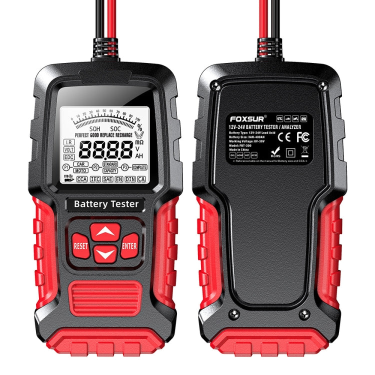 FOXSUR Automobile Motorcycle Battery Voltage Capacity Tester - free shipping - PMC TechLife - Order now!