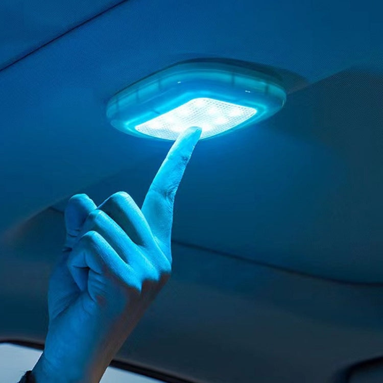 Car USB Charging Strong Magnetic Roof Reading LED Light(Beige) - Dome Lights by PMC TechLife | Online Shopping South Africa | PMC TechLife | Buy Now Pay Later Mobicred