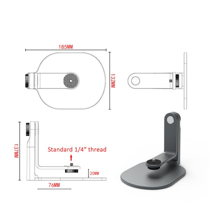 Projector 360 Degree Rotating Bracket Projection Flip Stand(White) - Other by PMC Jewellery | Online Shopping South Africa | PMC Jewellery | Buy Now Pay Later Mobicred