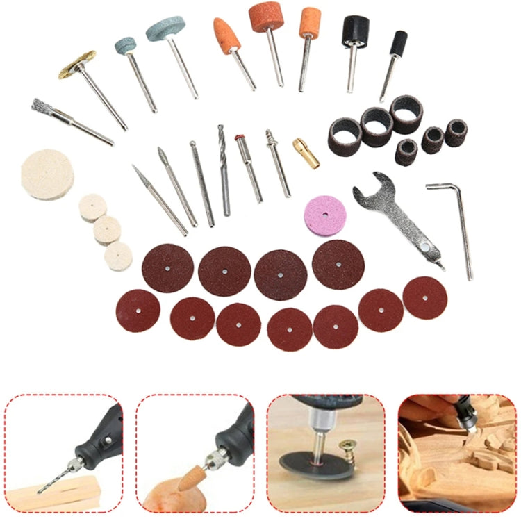 VICOVER Small Adjustable Speed Electrical Grinder Set Jade Carving Pen Polishing Tool EU Plug, Model: 78pcs Parts - Abrasive Tools & Accessories by VICOVER | Online Shopping South Africa | PMC Jewellery | Buy Now Pay Later Mobicred