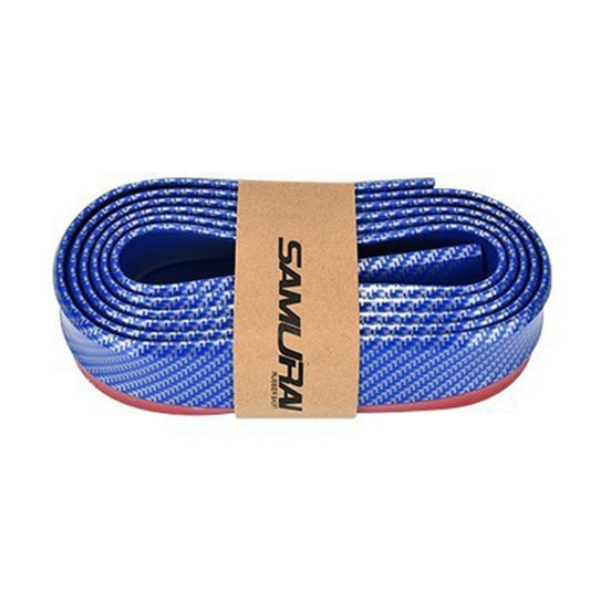 SAMURAI 2.5m Carbon Fiber Car Front Lip Anti-Collision Bumper Modification Strip Supplies, Color: Blue - Anti Collision Sticker by SAMURAI | Online Shopping South Africa | PMC Jewellery | Buy Now Pay Later Mobicred