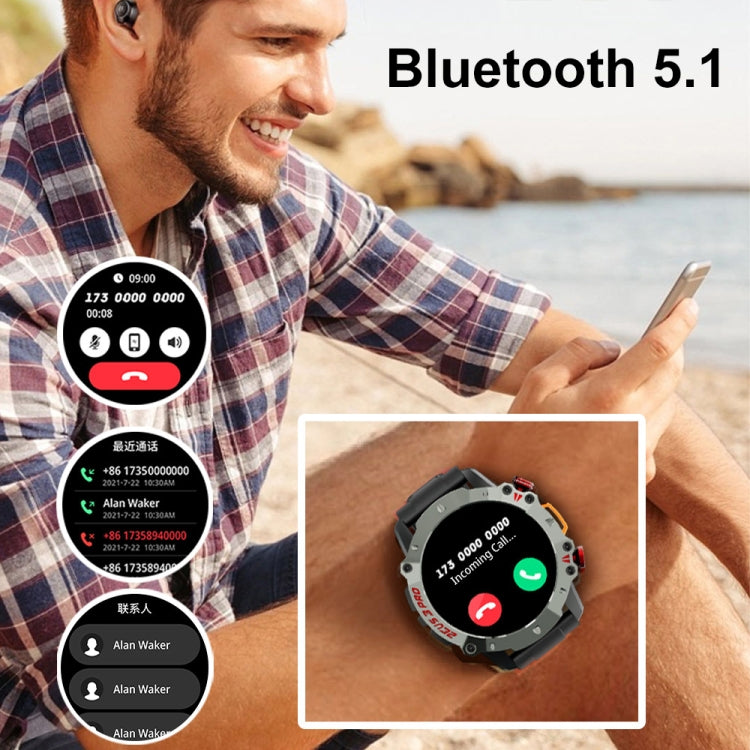 LOKMAT ZEUS3 Pro 1.39-Inch 5ATM Waterproof Outdoor Sports Bluetooth Call Smart Watch(Blue) - Smart Watches by LOKMAT | Online Shopping South Africa | PMC Jewellery | Buy Now Pay Later Mobicred