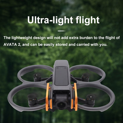 For DJI Avata 2 CQT Aluminum Alloy Drone Gimbal Lens Anti-collision Bumper(Orange) -  by CQT | Online Shopping South Africa | PMC Jewellery | Buy Now Pay Later Mobicred