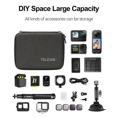 TELESIN GP-PRC-213 Sports Camera Universal Medium Storage Bag Carrying Case - Case & Bags by TELESIN | Online Shopping South Africa | PMC Jewellery | Buy Now Pay Later Mobicred