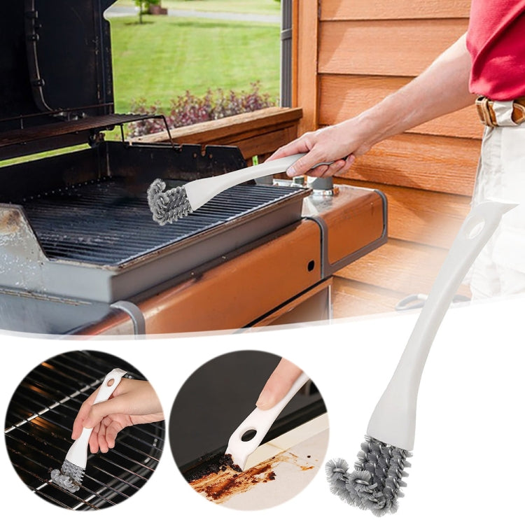 3pcs 2-in-1 Kitchen Stove Cleaning Brush Shovel Barbecue Rack Cleaning Brush(Grid Model) - Cleaning Tools by PMC Jewellery | Online Shopping South Africa | PMC Jewellery | Buy Now Pay Later Mobicred