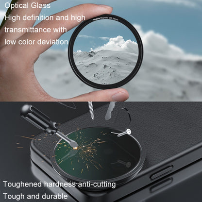 For iPhone 15 Pro / Pro Max TELESIN P10-FLT-01 Mobile Phone Photography Magnetic Filter, Style: VND Adjustable Scrims - Others Lens by TELESIN | Online Shopping South Africa | PMC Jewellery | Buy Now Pay Later Mobicred