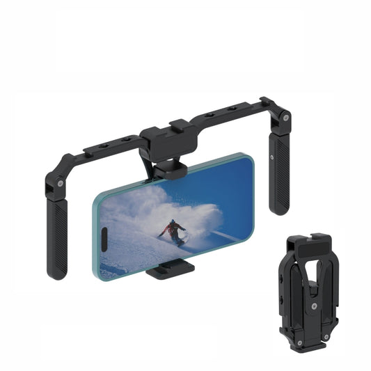 Universal Mobile Phone Gimbal Handle Stabilizer Aluminum Alloy Folding Rabbit Cage - Stand by PMC Jewellery | Online Shopping South Africa | PMC Jewellery | Buy Now Pay Later Mobicred