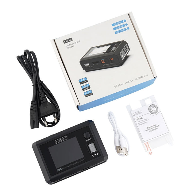 ToolkitRC M7AC Airplane And Car Model Li-Po Battery Balance Charger(EU Plug) - free shipping - PMC Jewellery - Order now!