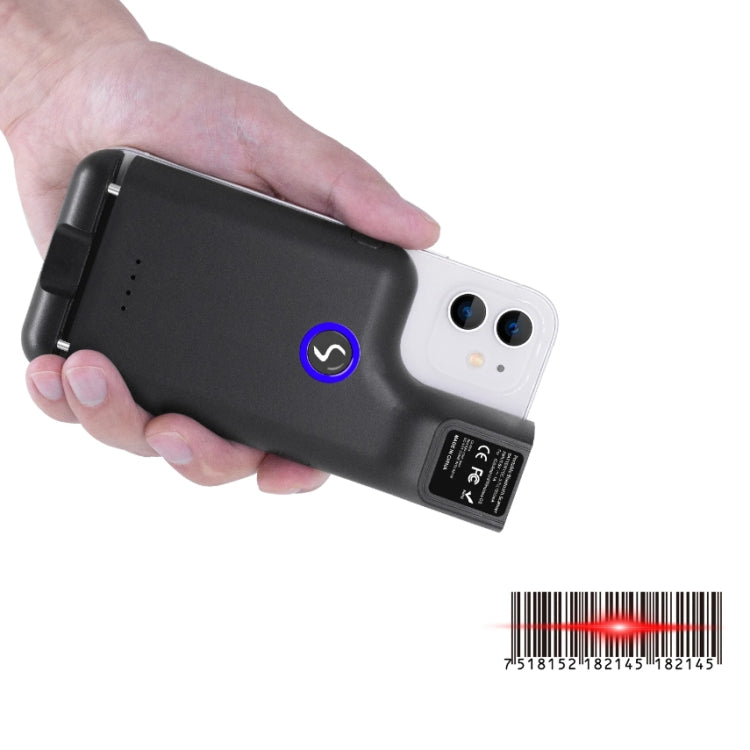 1D Bluetooth Barcode Scanner Wireless Back Clip Phone Barcode Reader - Barcode Scanner by PMC TechLife | Online Shopping South Africa | PMC TechLife | Buy Now Pay Later Mobicred