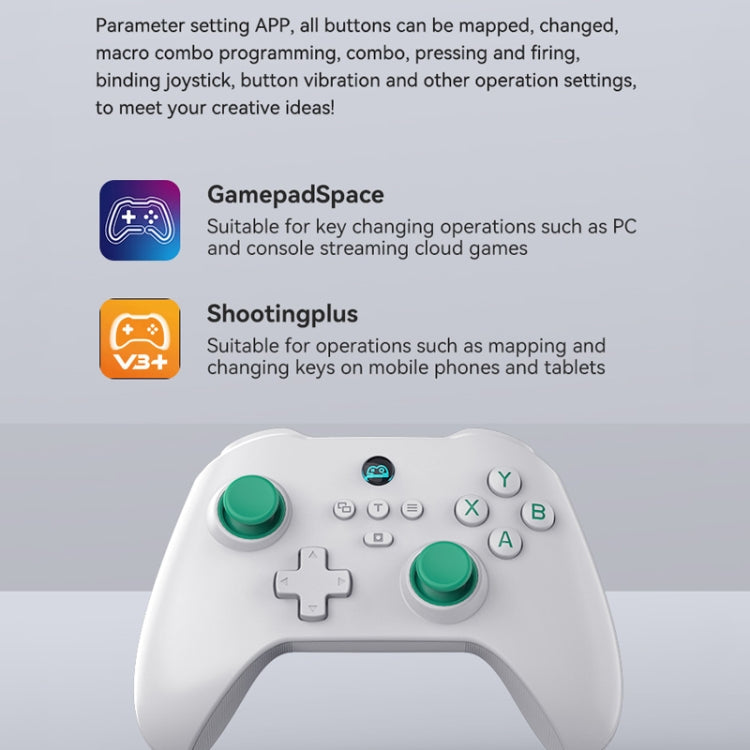 Z03 Wireless Bluetooth Game Controller For Switch / IOS / Android / PC / PS3 / PS4, Spec: Star White+Bracket - Gamepads by PMC Jewellery | Online Shopping South Africa | PMC Jewellery | Buy Now Pay Later Mobicred