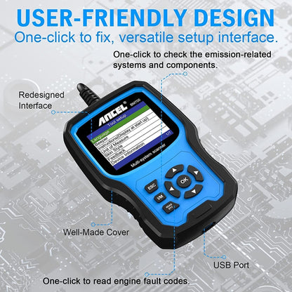 ANCEL BM700 For BMW Full System Diagnostic OBDII Tester Maintenance And Resetting Repair Tools - Code Readers & Scan Tools by ANCEL | Online Shopping South Africa | PMC Jewellery | Buy Now Pay Later Mobicred