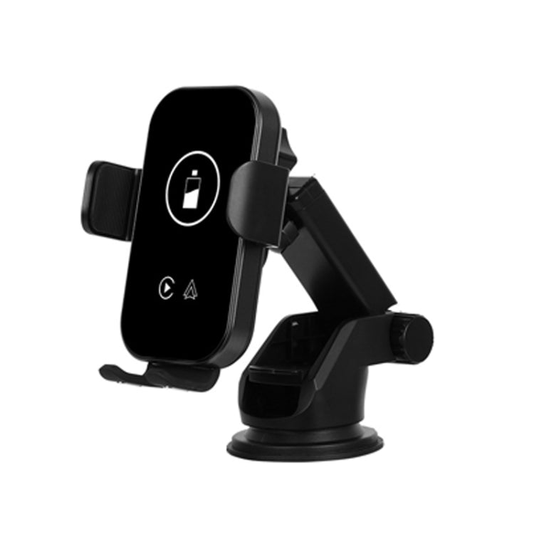 Fast Charging Retractable Recharging Cell Phone Holder With Wireless CarPlay Android Auto Function(Standard) - Wireless Charger Holders by PMC TechLife | Online Shopping South Africa | PMC TechLife | Buy Now Pay Later Mobicred