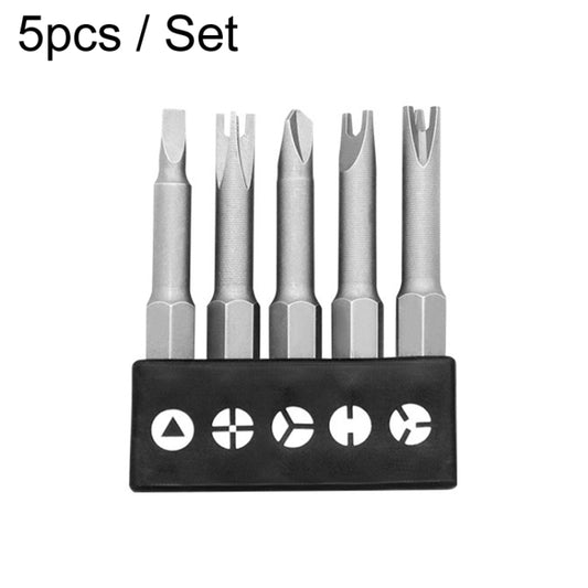 5pcs / Set Profile Bit Chrome Vanadium Steel Bit Set Appliance Repair Electrical Drill Accessories With Magnetic - Drill & Drill Bits by PMC Jewellery | Online Shopping South Africa | PMC Jewellery | Buy Now Pay Later Mobicred