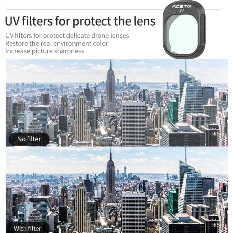 For DJI Mini 4 Pro RCSTQ Filter HD Protective Mirror Drone Accessories, Style: ND-PL32 - Mavic Lens Filter by RCSTQ | Online Shopping South Africa | PMC Jewellery | Buy Now Pay Later Mobicred