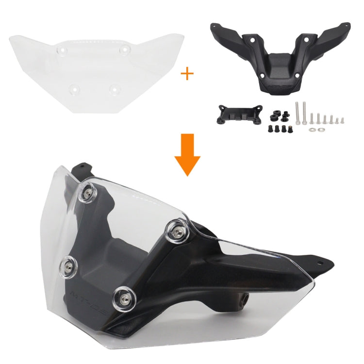 For Yamaha MT-09 SP 2024 Wind Deflector Bracket Kit(MO-WS015) - Ornamental Parts by PMC Jewellery | Online Shopping South Africa | PMC Jewellery | Buy Now Pay Later Mobicred
