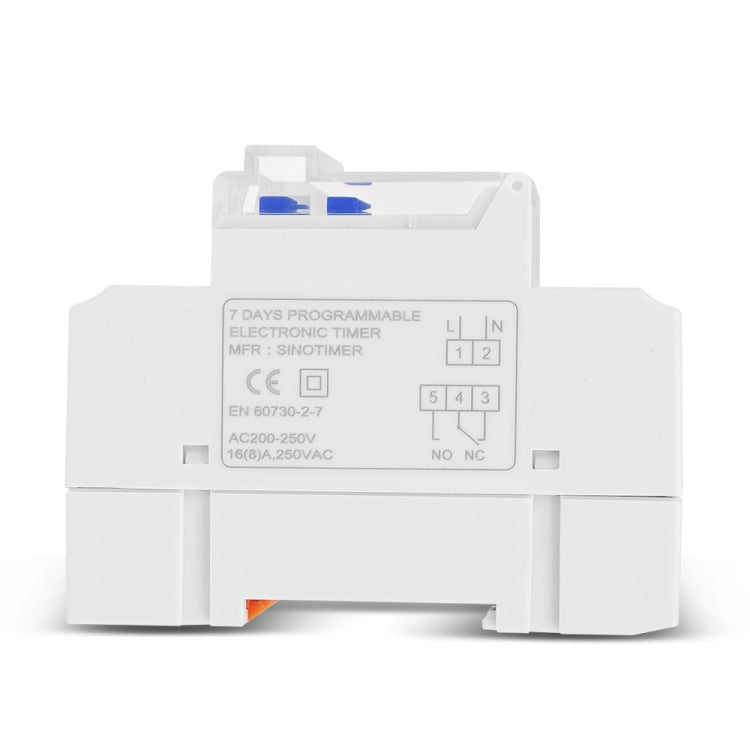 SINOTIMER TM919A-3 24V 16A Din Rail Mount Digital Timer Switch Microcomputer Weekly Programmable Time Relay Control - Switch by SINOTIMER | Online Shopping South Africa | PMC Jewellery | Buy Now Pay Later Mobicred