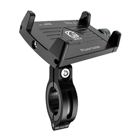 Kewig M7 Bicycle 4 Claws Aluminum Navigational Bracket Outdoor Cycling Cell Phone Holder(Black) - Holder by Kewig | Online Shopping South Africa | PMC Jewellery | Buy Now Pay Later Mobicred