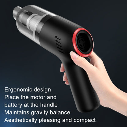 Wireless Charging Car Vacuum Cleaner Mini Handheld High Power Wet and Dry Vacuum Cleaner, Color: Black - Vacuum Cleaner by PMC Jewellery | Online Shopping South Africa | PMC Jewellery | Buy Now Pay Later Mobicred
