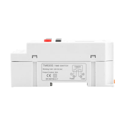 SINOTIMER TM630S-4 12V 30A Timer Switch 1 Second Interval Weekly Programmable Time Relay - Switch by SINOTIMER | Online Shopping South Africa | PMC Jewellery | Buy Now Pay Later Mobicred