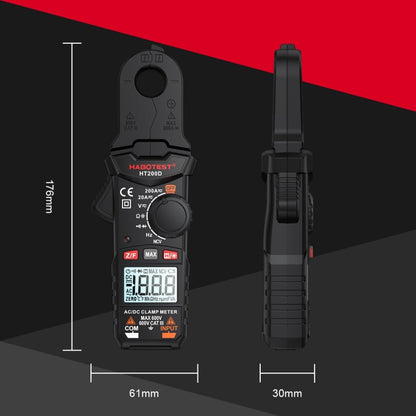 HABOTEST Mini Clamp Multimeter Portable Digital Ammeter - Digital Multimeter by HABOTEST | Online Shopping South Africa | PMC Jewellery | Buy Now Pay Later Mobicred