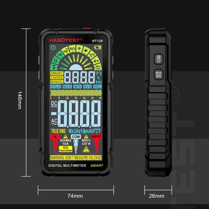 HABOTEST Automatic Range Digital Display Ultra-Clear Intelligent Current Multimeter - Digital Multimeter by HABOTEST | Online Shopping South Africa | PMC Jewellery | Buy Now Pay Later Mobicred