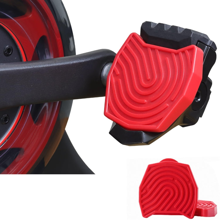 For Peloton Venzo Spinning Bike Locking Pedal To Flat Pedal Conversion Plate(Red) - Pedals by PMC Jewellery | Online Shopping South Africa | PMC Jewellery | Buy Now Pay Later Mobicred