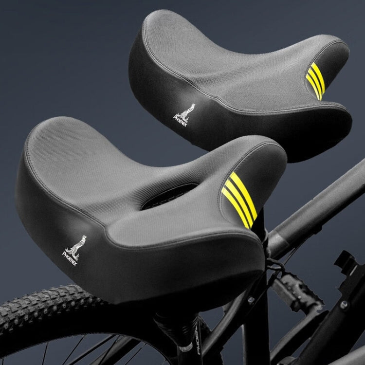 Phoenix 3D Bicycle Enlarged Thickened Soft Seat Cushion Conical Double Spring - Bicycle Saddle by Phoenix | Online Shopping South Africa | PMC Jewellery | Buy Now Pay Later Mobicred