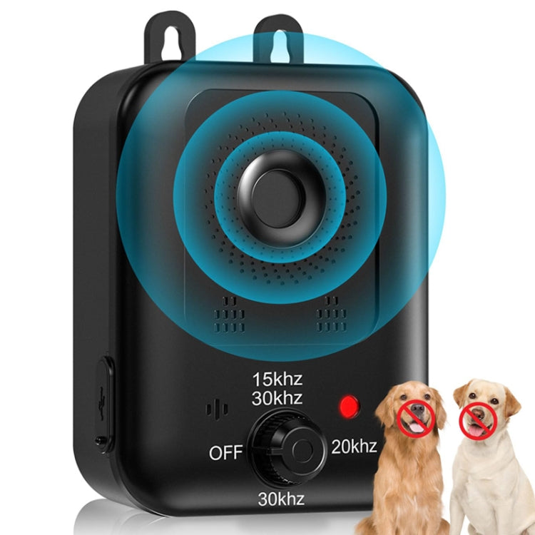Non-Shock Dog Barking Deterrent Device Ultrasonic Bark Stopper Dog Repeller(Black) - Training Aids by PMC TechLife | Online Shopping South Africa | PMC TechLife | Buy Now Pay Later Mobicred