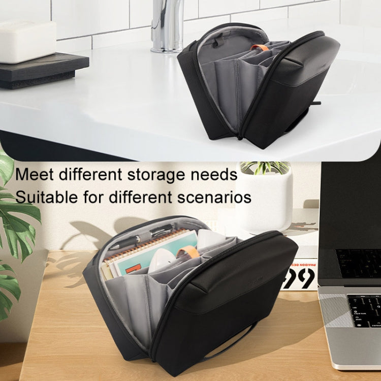 Cwatcun D123 Medium Multifunctional Photography Storage Pack Data Camera Digital Bag(Black) - Strap Satchel by PMC TechLife | Online Shopping South Africa | PMC TechLife | Buy Now Pay Later Mobicred