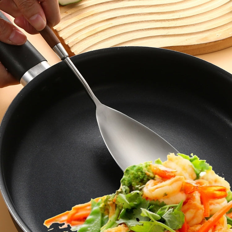 304 Stainless Steel Walnut Handle Cooking Tools Home Restaurant Kitchen Gadgets, Style: Cake Spatula - Cooking Tools by PMC TechLife | Online Shopping South Africa | PMC TechLife | Buy Now Pay Later Mobicred