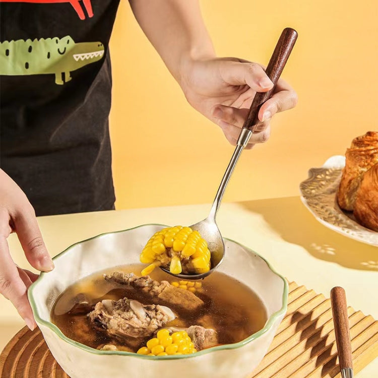 304 Stainless Steel Walnut Handle Cooking Tools Home Restaurant Kitchen Gadgets, Style: Cake Knife - free shipping - PMC TechLife - Order now!