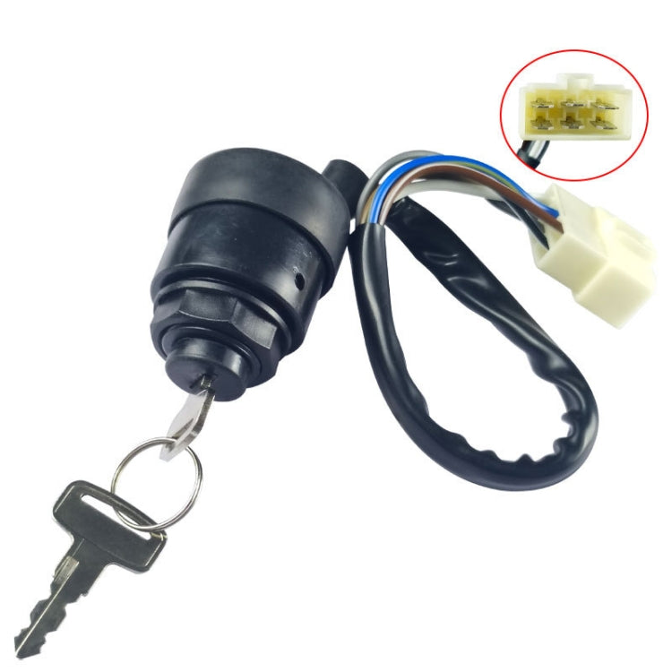 For Kawasaki ATV/UTV Starter Power Ignition Switch Key Lock(Black) - Engines & Engine Parts by PMC TechLife | Online Shopping South Africa | PMC TechLife | Buy Now Pay Later Mobicred