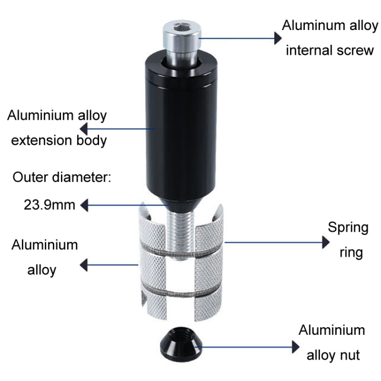 Bicycle Hidden Handlebar Lifter Mountain Bike Handlebar Riser Fork Tap, Style: Long - Others by PMC TechLife | Online Shopping South Africa | PMC TechLife | Buy Now Pay Later Mobicred