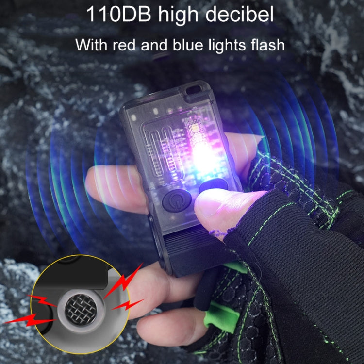 V20 Portable Keychain Light Rechargeable Bright Mini Flashlight(White Red Light) - free shipping - PMc TechLife - Order now!