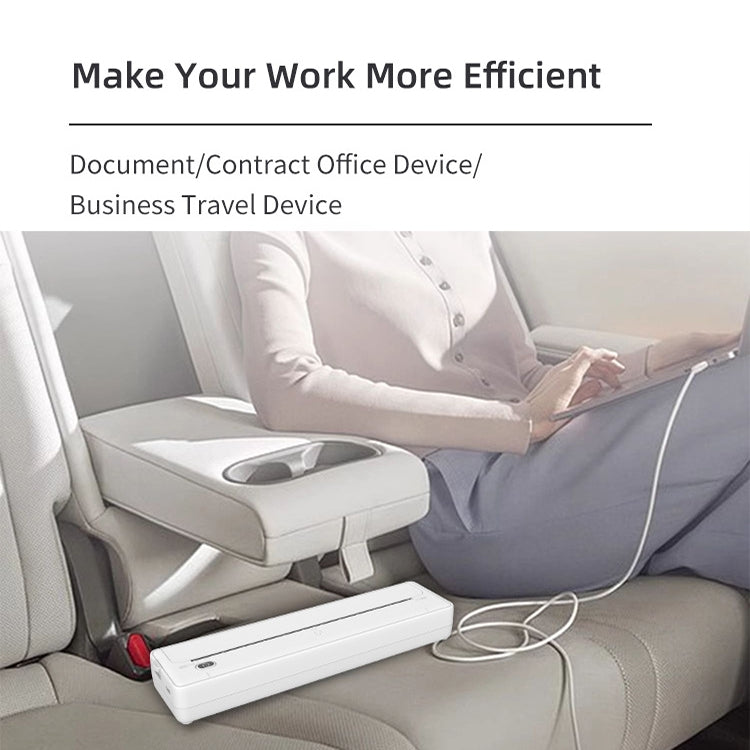 A4-XZ 203DPI A4 Home Portable Smart Wireless Inkless Thermal Printer(Black) - Receipt Printers by PMC TechLife | Online Shopping South Africa | PMC TechLife | Buy Now Pay Later Mobicred