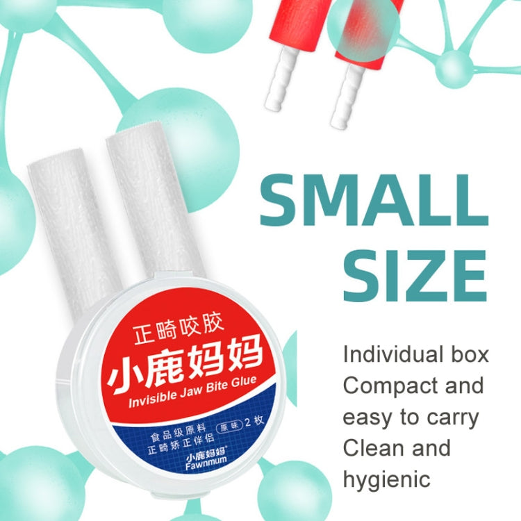 Fawnmum 2pcs /Box Handheld Hollow Cylinder Orthodontic Bite Sticks(Strawberry) - free shipping - PMc TechLife - Order now!