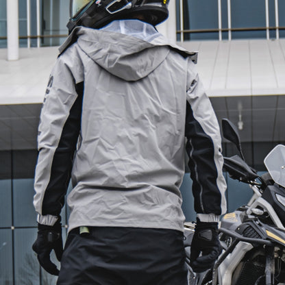 SULAITE Outdoor Motorcycle Riding Full Body Split Raincoat Suit, Size: XL(Gray) - Raincoat by SULAITE | Online Shopping South Africa | PMC Jewellery | Buy Now Pay Later Mobicred