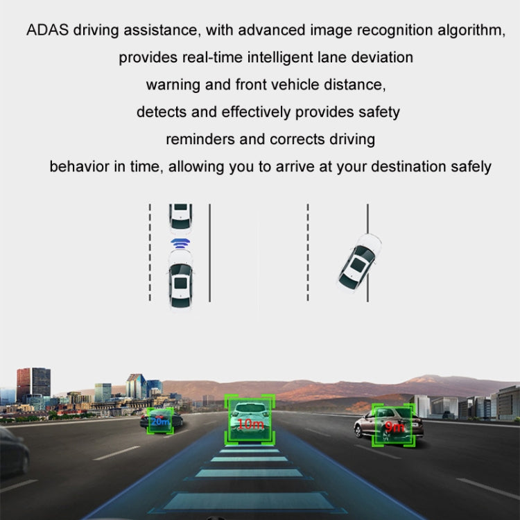Android ADAS HD Night Vision 1080P USB Driving Recorder, Model: Single Lens(No Card) - Car DVRs by PMC TechLife | Online Shopping South Africa | PMC TechLife | Buy Now Pay Later Mobicred