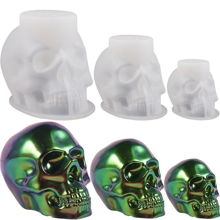 DIY Epoxy Candle Skull Keychain Pendant Silicone Mold Halloween Ornaments Mold, Spec: M - free shipping - PMc TechLife - Order now!