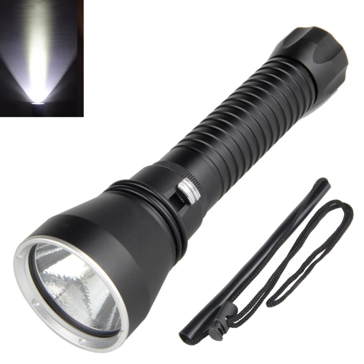 XHP70.2  Diving Flashlight 3000 Lumens IPX8 Waterproof Underwater 80m 2500mAh x 2 White Light - Diving Flashlight by PMC Jewellery | Online Shopping South Africa | PMC Jewellery | Buy Now Pay Later Mobicred