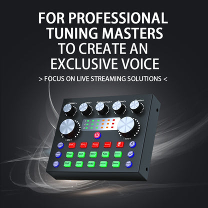 V8S Audio Mixer Live Voice Changer External Sound Card, Color: Gold Cantilever Set - Live Sound Effects Processors by PMC Jewellery | Online Shopping South Africa | PMC Jewellery | Buy Now Pay Later Mobicred