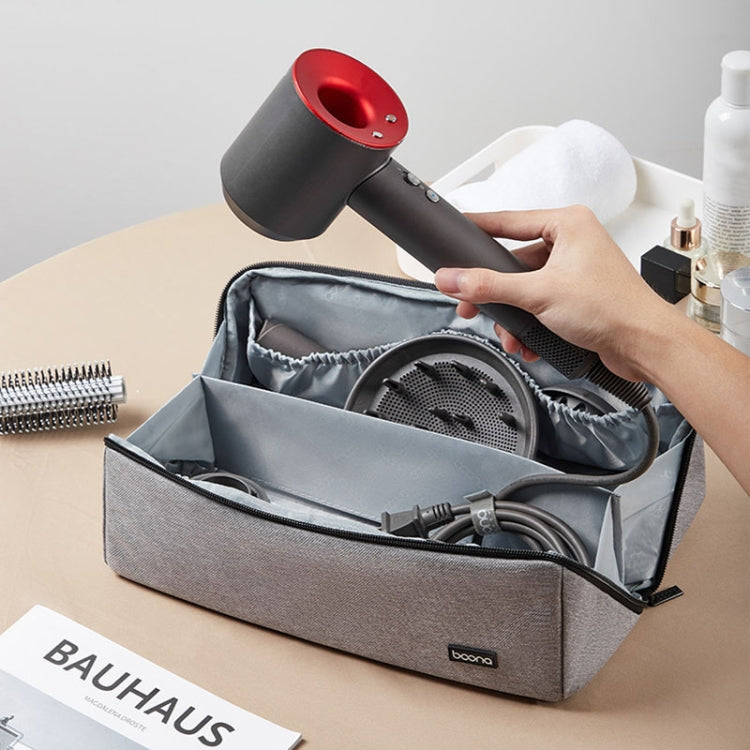 For Dyson Baona BN-DS010 Large Capacity Waterproof Hair Dryer Storage Bag(Gray) - For Dyson Accessories by Baona | Online Shopping South Africa | PMC Jewellery | Buy Now Pay Later Mobicred