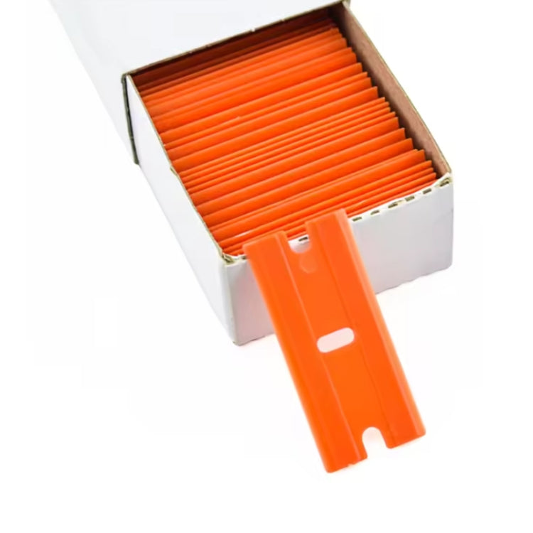 100pcs /Box Scraper Replace UV Glue Plastic Double-sided Scraper Blade - Dust Remove Tool by PMC Jewellery | Online Shopping South Africa | PMC Jewellery | Buy Now Pay Later Mobicred