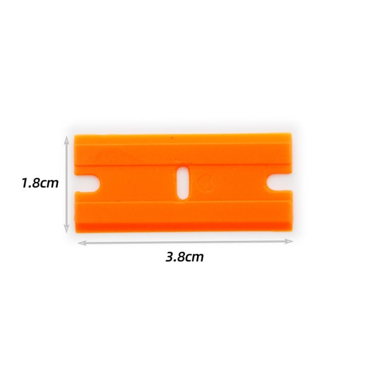 100pcs /Box Scraper Replace UV Glue Plastic Double-sided Scraper Blade - Dust Remove Tool by PMC Jewellery | Online Shopping South Africa | PMC Jewellery | Buy Now Pay Later Mobicred