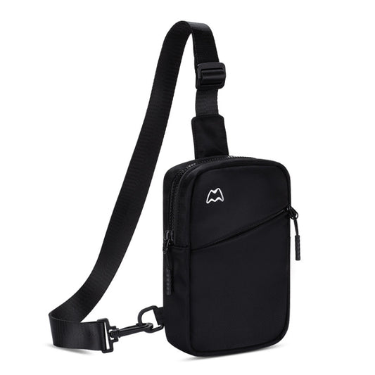 Outdoor Sports Chest Bag Lightweight Cell Phone Crossbody Packs(Black) - Crossbody Bags by PMC Jewellery | Online Shopping South Africa | PMC Jewellery | Buy Now Pay Later Mobicred