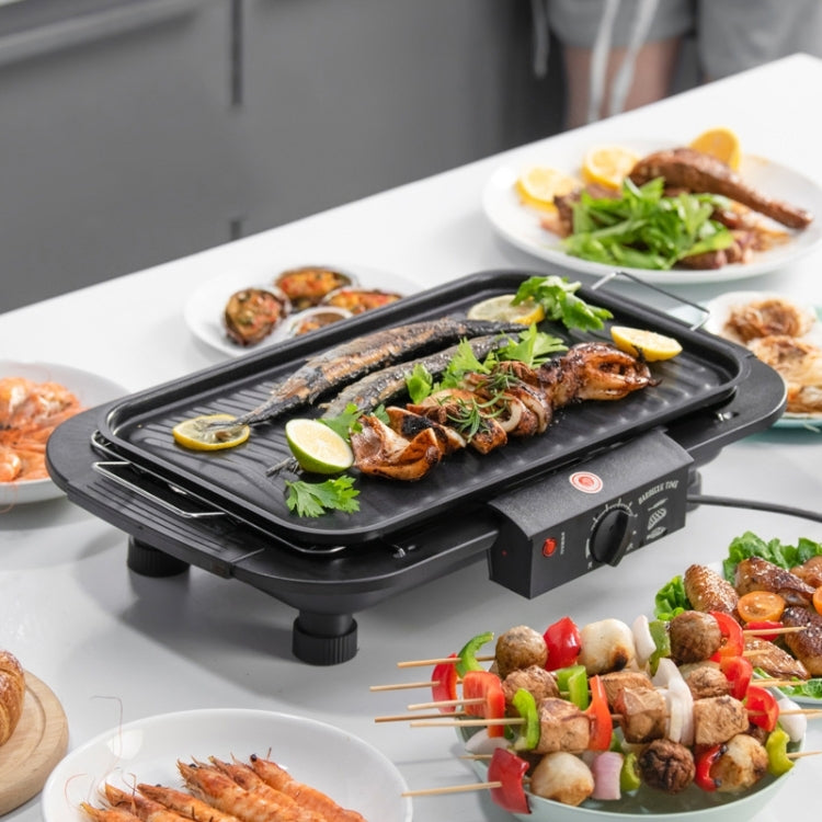 1800W Electric Grill Home BBQ Grill, UK Plug(Black) - free shipping - PMC TechLife - Order now!